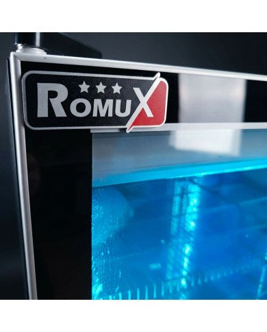 Armario Expositor de Congelación 1600L Ventilado Romux | Equipamiento Industrial