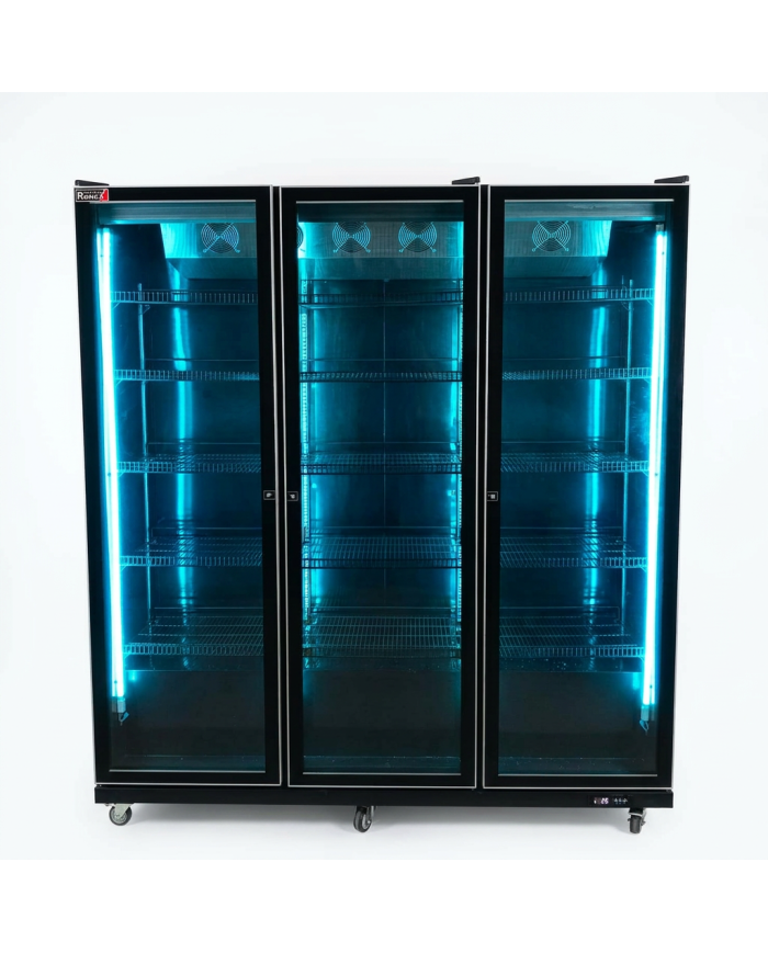 Armario Expositor De Congelación Modelo D Luz Led - 1600 Litros 3 Puer