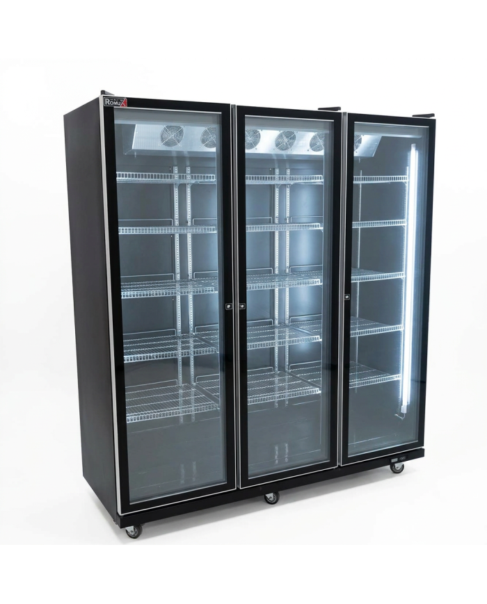 Armario Expositor de Congelación 1600L Ventilado Romux | Equipamiento Industrial