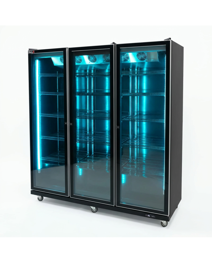 Armario Expositor de Congelación 1600L Ventilado Romux | Equipamiento Industrial