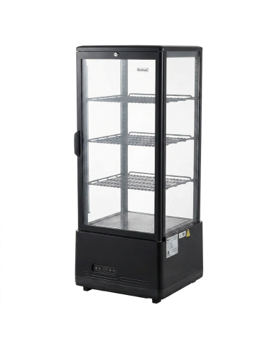 Vitrina Pastelera Refrigerada 100 Litros Romux | Equipamiento Industrial