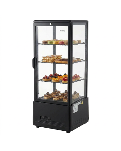Vitrina Pastelera Refrigerada 100 Litros Romux | Equipamiento Industrial