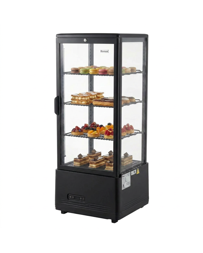Vitrina Pastelera Refrigerada 100 Litros Romux | Equipamiento Industrial
