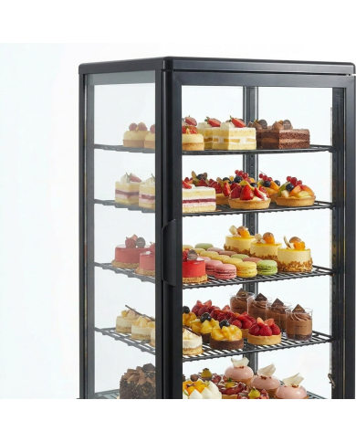 Vitrina Pastelera Refrigerada 100 Litros Romux | Equipamiento Industrial