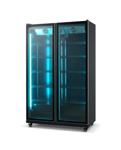 Armario Expositor Refrigerado 1050L Ventilado Romux | Equipamiento Industrial