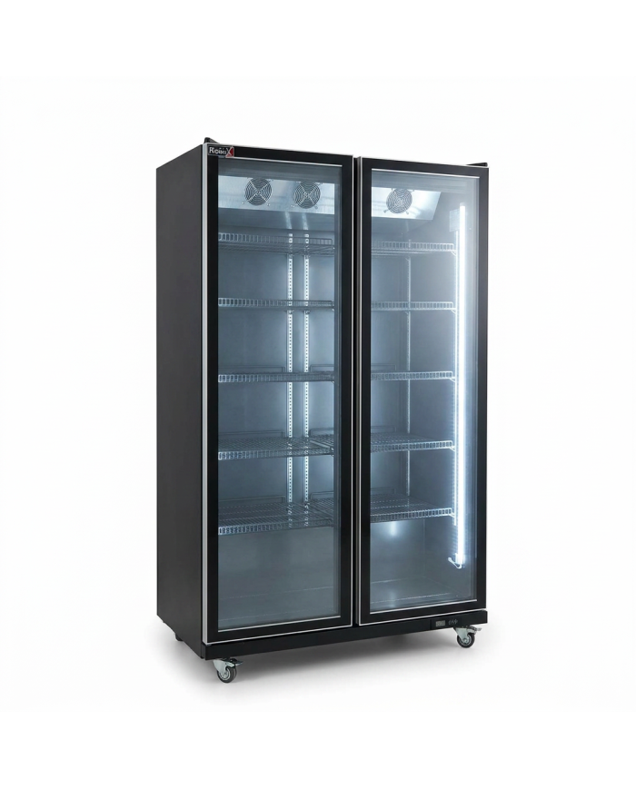 Armario Expositor Refrigerado Modelo D Luz Led - 1050 Litros 2 Puertas