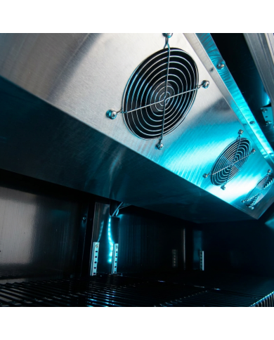 Armario Expositor Refrigerado 1050L Ventilado Romux | Equipamiento Industrial