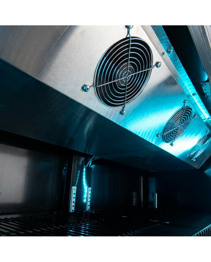 Armario Expositor Refrigerado Modelo D Luz Led - 1050 Litros 2 Puertas