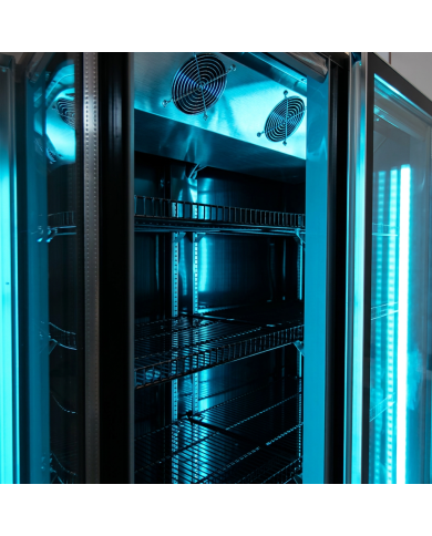 Armario Expositor Refrigerado 1050L Ventilado Romux | Equipamiento Industrial