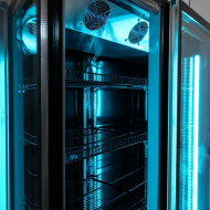 Armario Expositor Refrigerado Modelo D Luz Led - 1050 Litros 2 Puertas