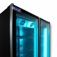 Armario Expositor Refrigerado Modelo D Luz Led - 1050 Litros 2 Puertas