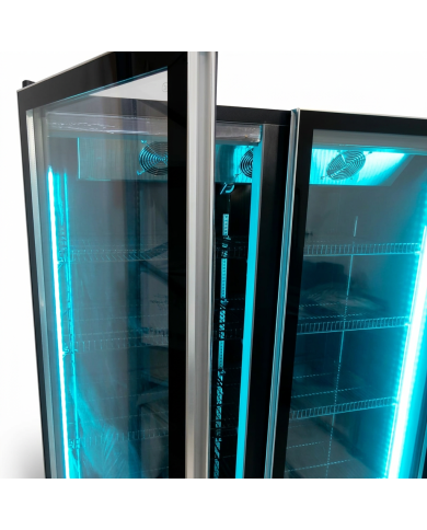 Armario Expositor Refrigerado 1050L Ventilado Romux | Equipamiento Industrial