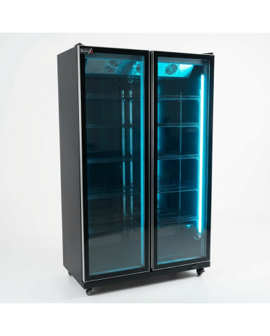 Armario Expositor Refrigerado 1050L Ventilado Romux | Equipamiento Industrial