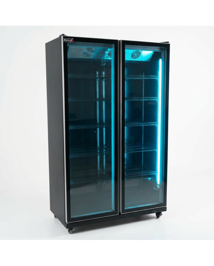 Armario Expositor Refrigerado Modelo D Luz Led - 1050 Litros 2 Puertas