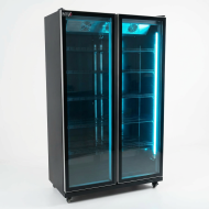 Armario Expositor Refrigerado Modelo D Luz Led - 1050 Litros 2 Puertas