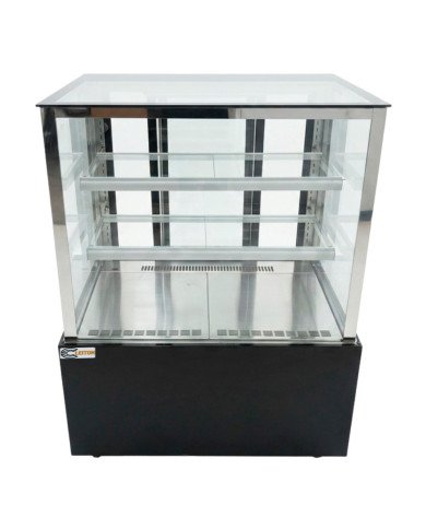Vitrina Pastelera Refrigerada Cuadrada de Suelo de 300 litros | Equipamiento industrial