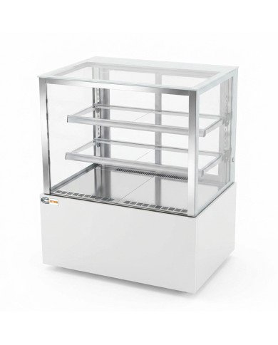Vitrina Pastelera Refrigerada Cuadrada de Suelo de 410 litros | Equipamiento industrial