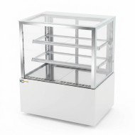 Vitrina Refrigerada Pastelera CLEITON 120 cm Blanca