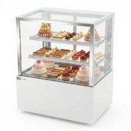 Vitrina Refrigerada Pastelera CLEITON 120 cm Blanca