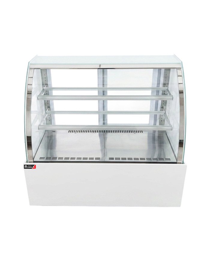 Vitrina Pastelera Expositora Refrigerada De Suelo 2 Estantes Con Crist