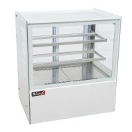 Vitrina Pastelera Expositora Refrigerada Cuadrada De Sobremesa 2 Estan