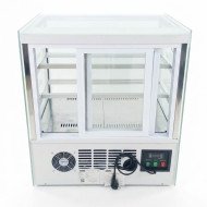 Vitrina Pastelera Expositora Refrigerada Cuadrada De Sobremesa 2 Estan