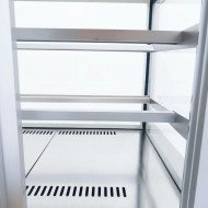 Vitrina Pastelera Expositora Refrigerada Cuadrada De Sobremesa 2 Estan