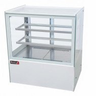 Vitrina Pastelera Expositora Refrigerada Cuadrada De Sobremesa 2 Estan