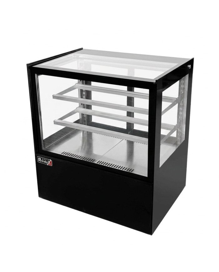 Vitrina Pastelera Expositora Refrigerada Cuadrada De Sobremesa 2 Estan