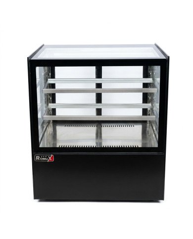 Vitrina Pastelera Expositora Refrigerada Cuadrada De Sobremesa 2 Estan