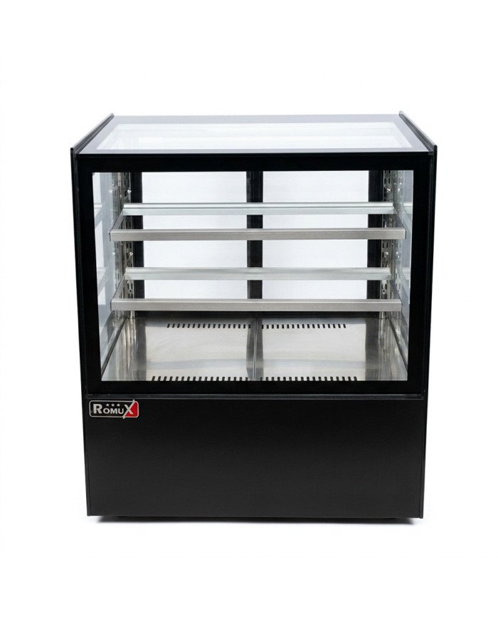 Vitrina Pastelera Expositora Refrigerada Cuadrada De Sobremesa 2 Estan
