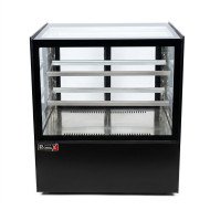 Vitrina Pastelera Expositora Refrigerada Cuadrada De Sobremesa 2 Estan
