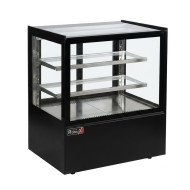 Vitrina Pastelera Expositora Refrigerada Cuadrada De Sobremesa 2 Estan