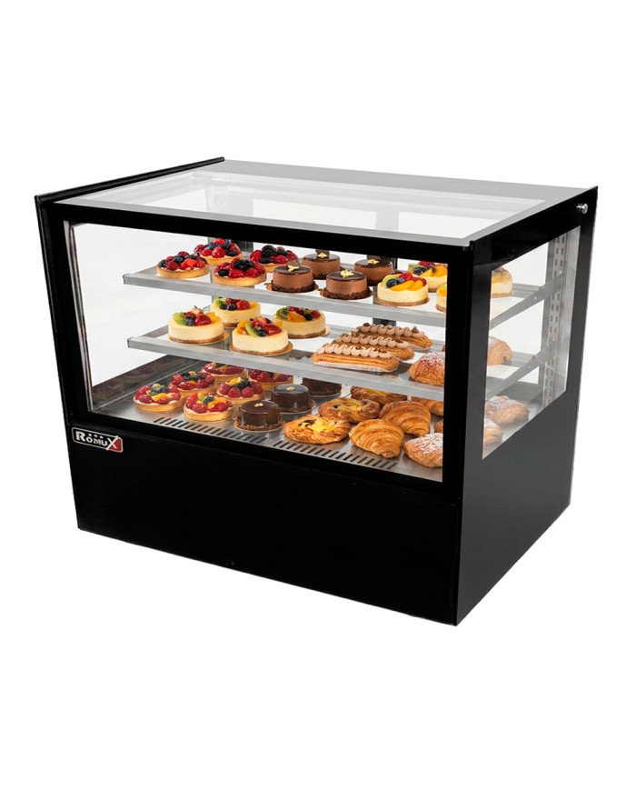 Vitrina Pastelera Refrigerada Cuadrada de Sobremesa de 470 litros | Equipamiento industrial