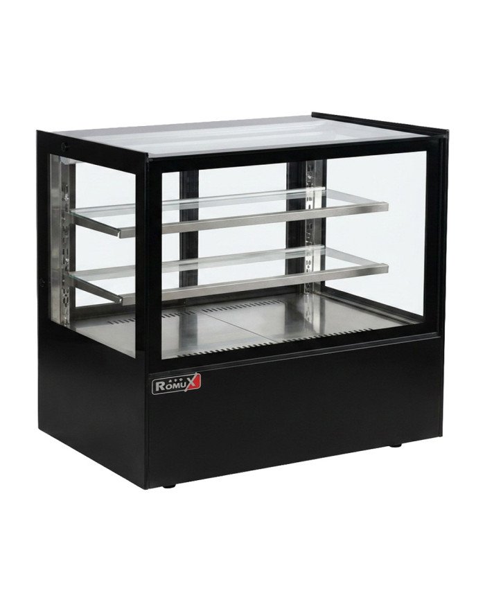 Vitrina Pastelera Expositora Refrigerada Cuadrada De Sobremesa 2 Estan