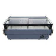 Vitrina Carnicera Expositora Refrigerada Con Cristal Alto Curvo Roja 4