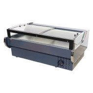 Vitrina Carnicera Expositora Refrigerada Con Cristal Alto Curvo Roja 4