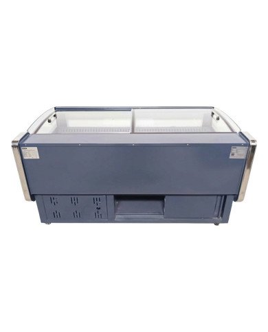 Vitrina Carnicera Expositora Refrigerada Con Cristal Alto Curvo Roja 4