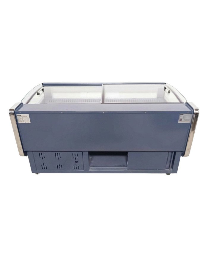 Vitrina Carnicera Expositora Refrigerada Con Cristal Alto Curvo Roja 4