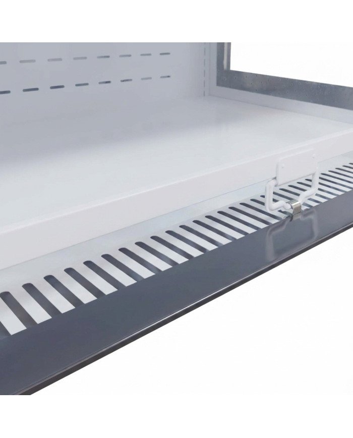 Vitrina Expositora Mural Refrigerada Para Lácteos Con 4 Estantes De 20
