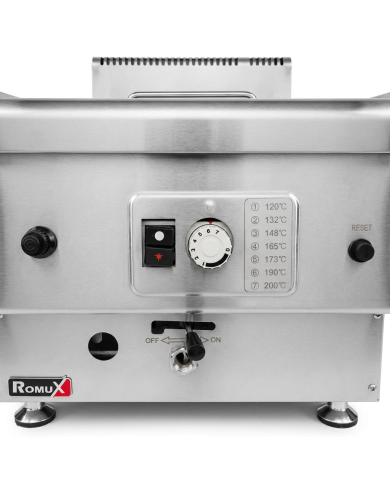 Freidora Industrial Gas Butano 14 Litros Romux | Equipamiento Industrial