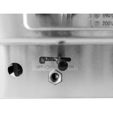 Freidora Industrial Gas Butano 14 Litros Romux | Equipamiento Industrial