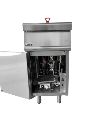 Freidora Industrial a Gas Butano 28L Romux | Equipamiento Industrial