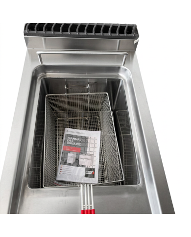 Freidora Industrial a Gas Butano 28L Romux | Equipamiento Industrial