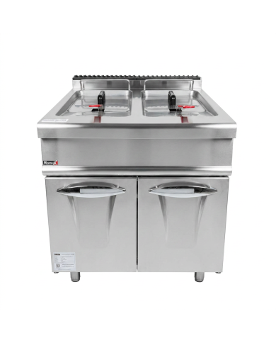 Freidora Industrial Doble 28+28L Butano Romux | Equipamiento Industrial