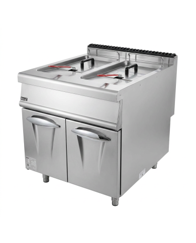 Freidora Industrial Doble 28+28L Romux | Maquinaria Hostelería