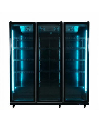 Armario Expositor Refrigerado 1500L Ventilado Romux | Equipamiento Industrial