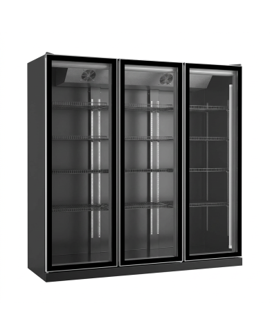 Armario Expositor Refrigerado 1500L Ventilado Romux | Equipamiento Industrial