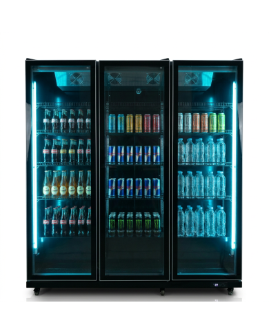 Armario Expositor Refrigerado 1500L Ventilado Romux | Equipamiento Industrial
