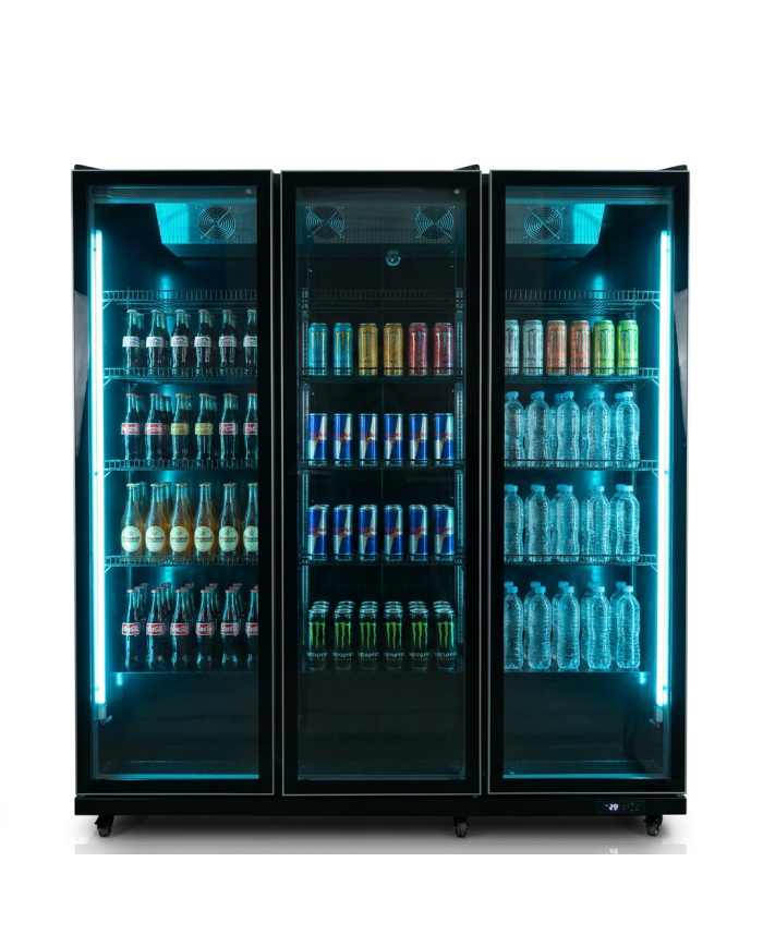 Armario Expositor Refrigerado 1500L Ventilado Romux | Equipamiento Industrial